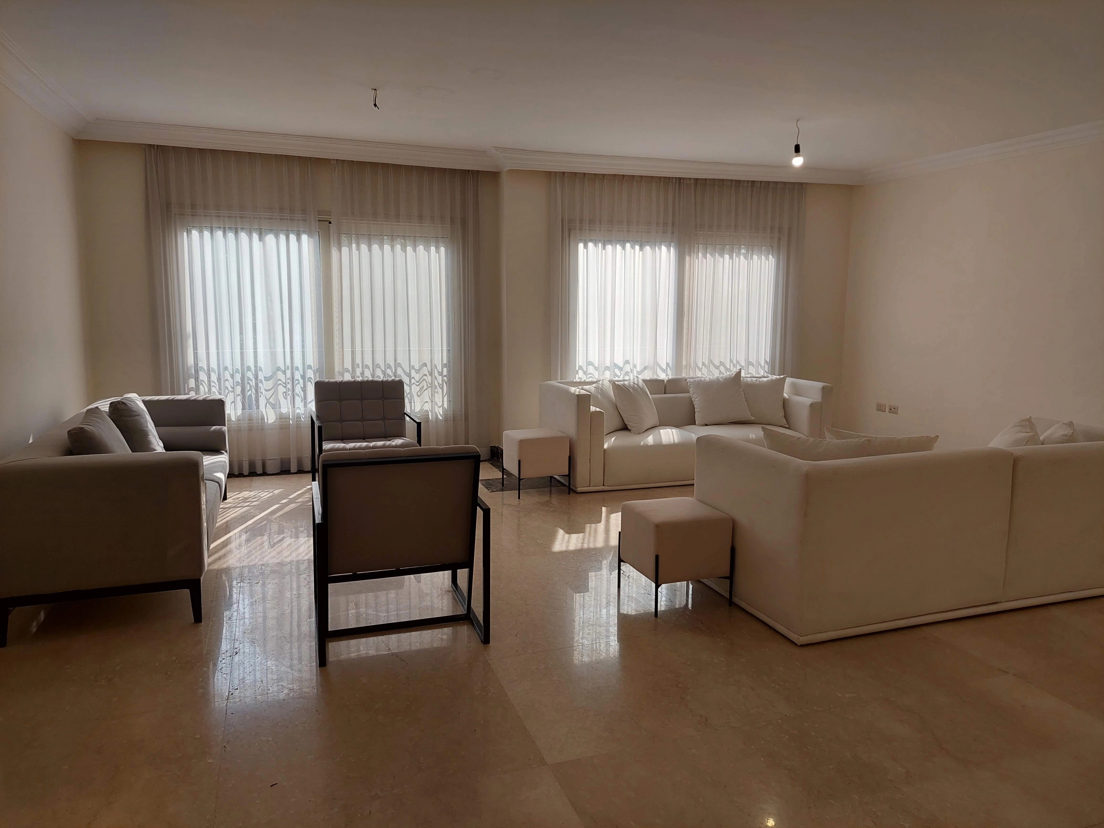 ULTRA MODERN 3 BEDROOMS FOR RENT IN MAADI SARAYAT CAIRO EGYPT