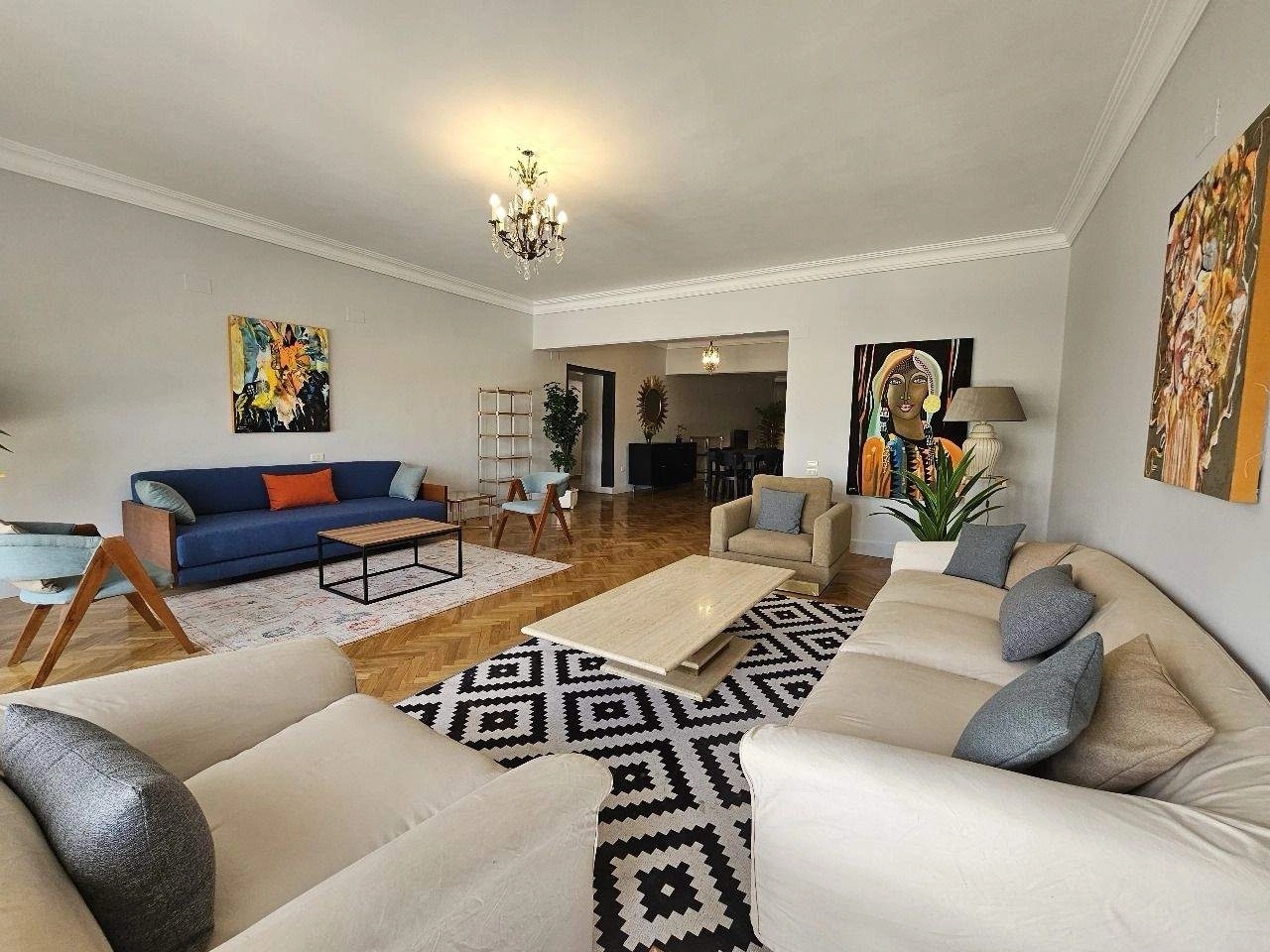 SUNNY MODERN APARTMENT FOR RENT IN SARAYAT EL MAADI CAIRO EGYPT