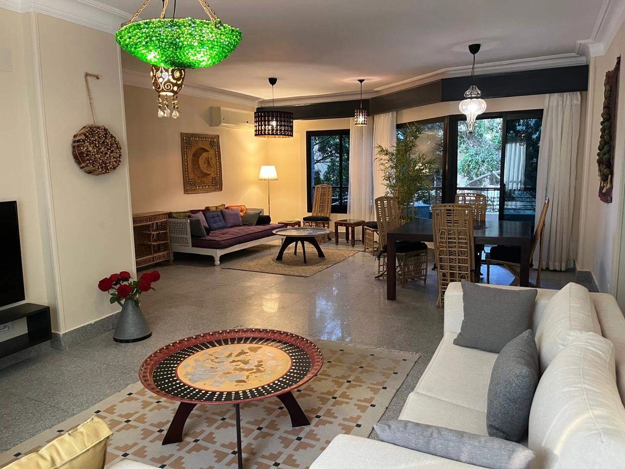 NATURAL LIGHTING APARTMENT FOR RENT IN SARAYAT EL MAADI CAIRO EGYPT