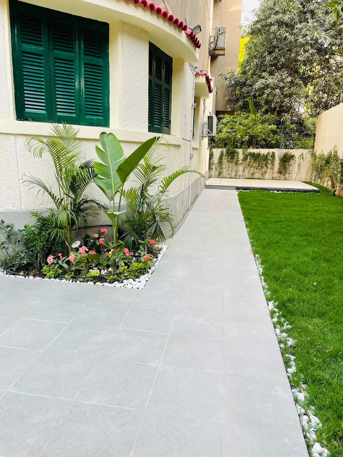 Luxury Furnished Ground Floor With Garden For Rent in Sarayat Al Maadi Cairo Egypt
