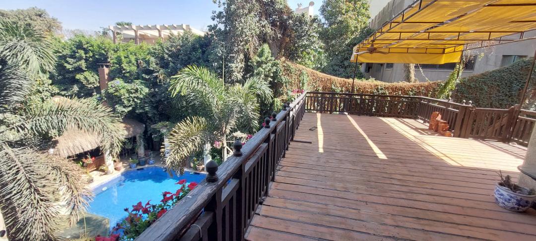 VILLA WITHE GARDEN FOR RENT IN MAADI SARAYAT CAIRIO EGYPT