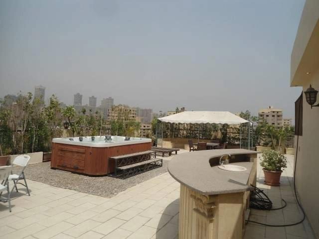 FURNISHED PENTHOUSE FOR RENT IN MAADI SARAYAT CAIRO EGYPT