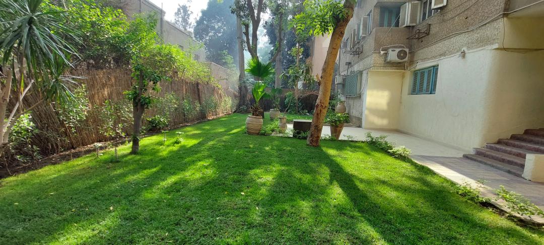 SUNNY GROUND FLOOR FOR RENT IN SARAYAT EL MAADI CAIRO EGYPT