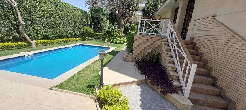 BRIGHT VILLA WITH SWIMMING POOL FOR RENT IN MAADI SARAYAT CAIRO EGYPT