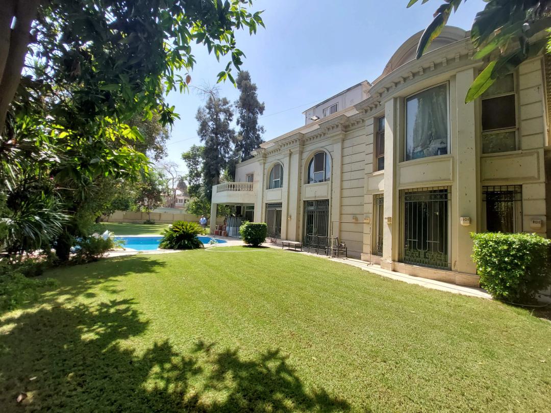 SUNNY VILLA WITH SWIMMING POOL FOR RENT IN MAADI SARAYAT CAIRO EGYPT