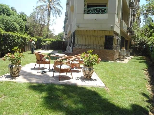 FURNISHED GROUND FLOOR  FOR RENT IN MAADI SARAYAT CAIRO EGYPT