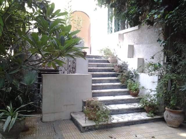 BRIGHT GROUND FLOOR FOR RENT IN MAADI SARAYAT CAIRO EGYPT