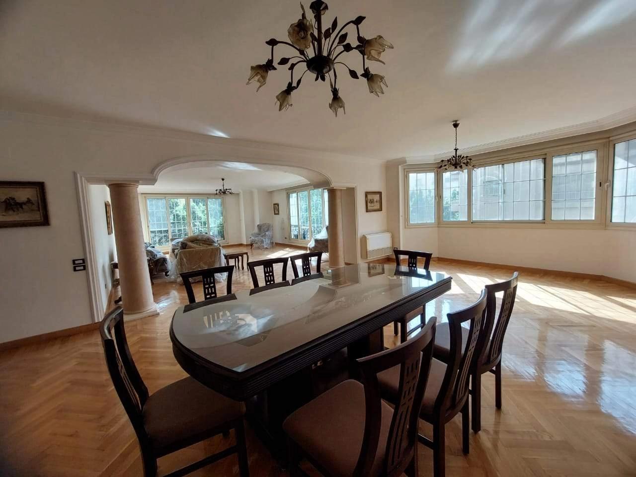 4 BEDROOM FURNISHED APARTMENT FOR RENT IN MAADI SARAYAT CAIRO EGYPT
