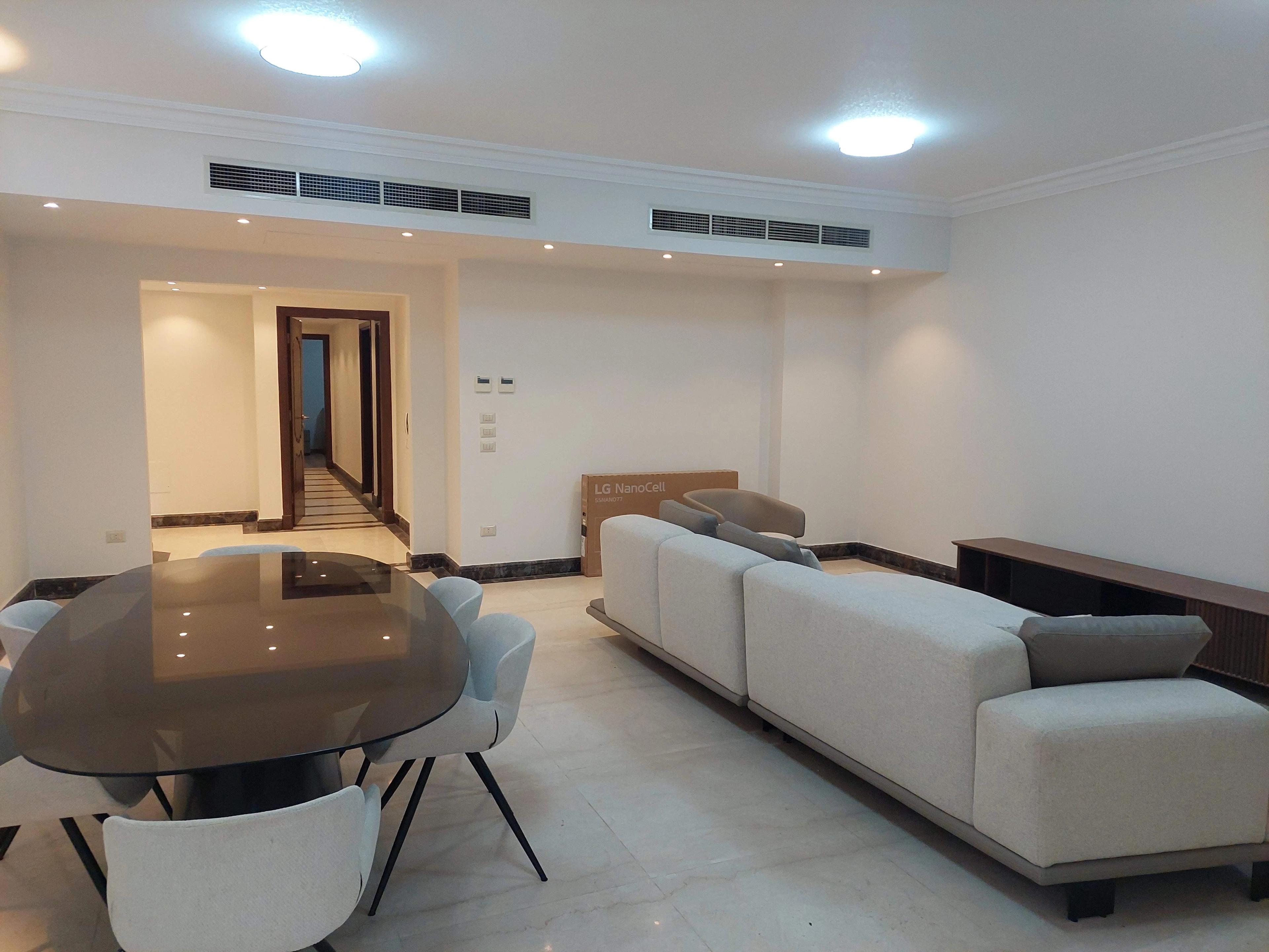OUTSTANDING GROUND FLOOR WITH SWIMMING POOL FOR RENT IN MAADI SARAYAT CAIRO EGYPT