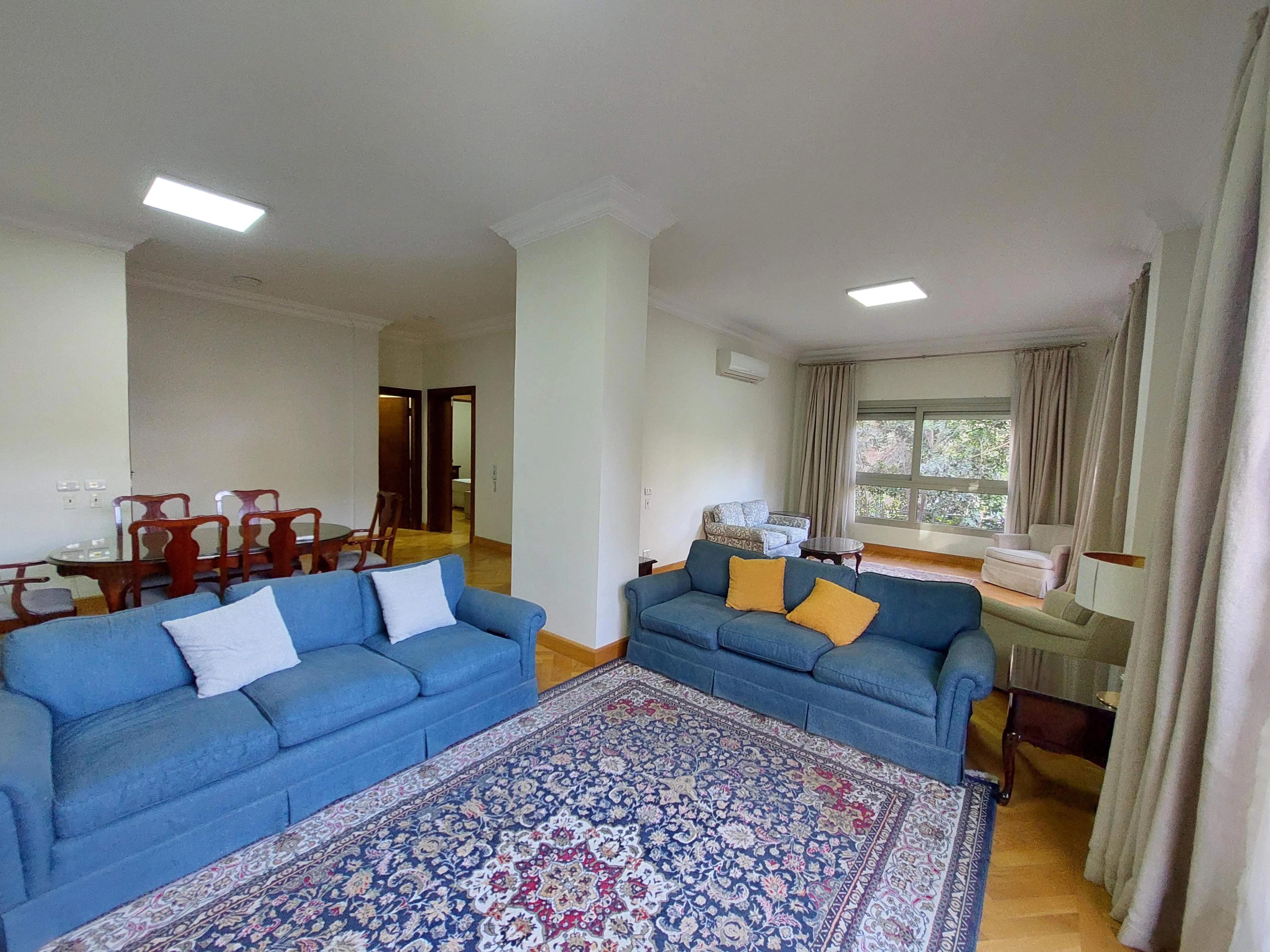 2 BEDROOM FURNISHED APARTMENT FOR RENT IN SARAYAT EL MAADI CAIRO EGYPT