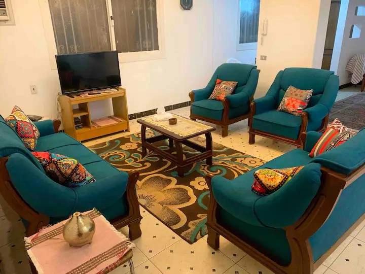 SPACIOUS FULLY FURNISHED APARTMENT FOR RENT IN MAADI SARAYAT CAIRO EGYPT