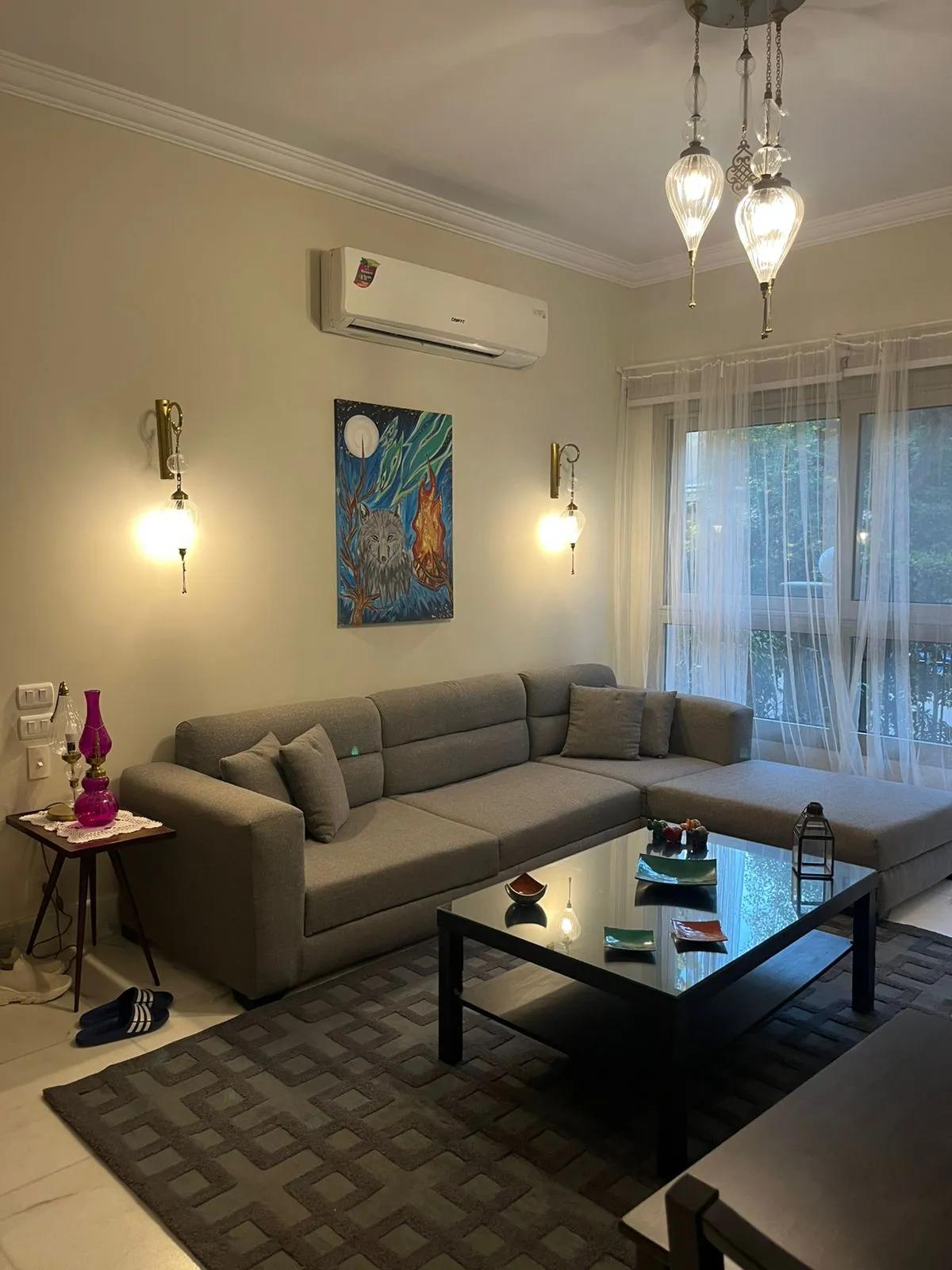Modern Furnished Apartment With Shared Swimming Pools For Rent in Maadi Sarayat Cairo Egypt