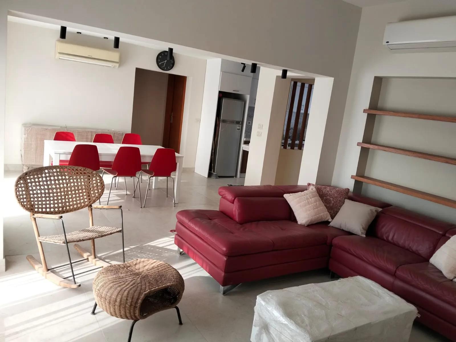 Modern Furnished Penthouse With Shared Swimming Pools For Rent in Maadi Sarayat Cairo Egypt