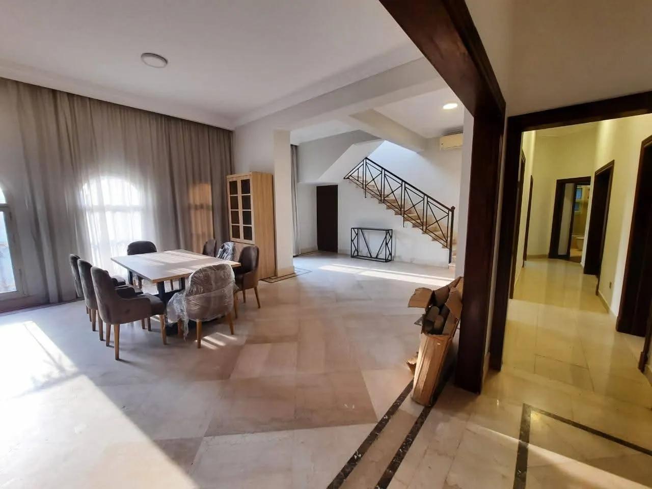 دوبلكس مفروشه للايجار في سرايات المعادي القاهره مصر 