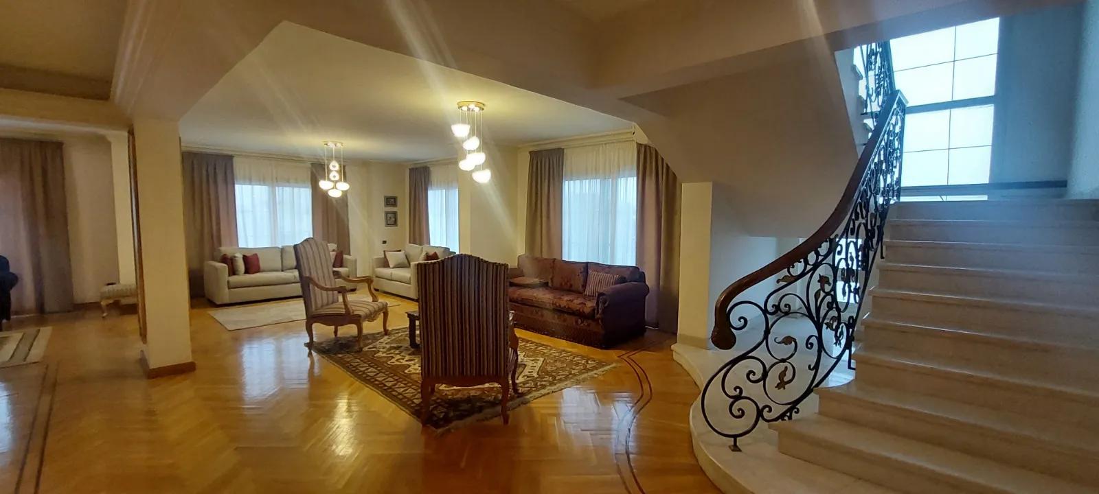 Duplex Apartment With Large Balcony For Rent in Maadi Sarayat Cairo Egypt