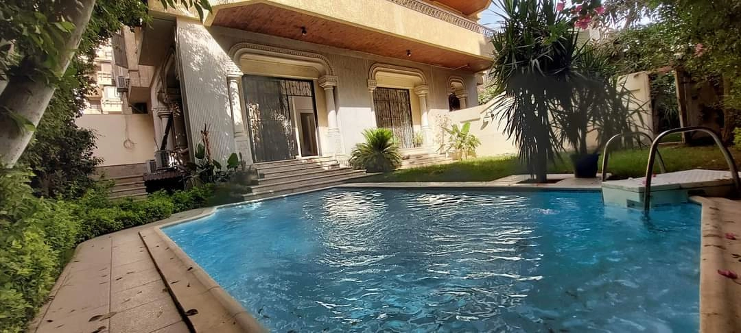 GROUND FLOOR WITH SWIMMING POOL FOR RENT IN MAADI SARAYAT CAIRO EGYPT