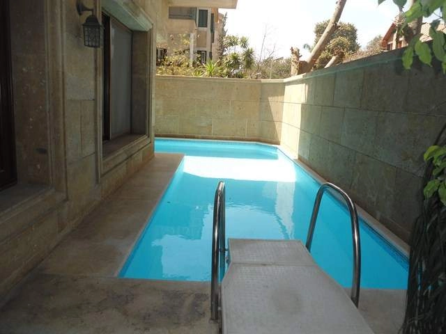 MODERN GROUND FLOOR DUPLEX WITH SWIMMING POOL FOR RENT IN MAADI SARAYAT CAIRO EGYPT