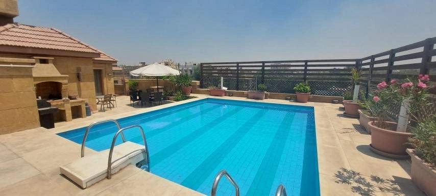 PENTHOUSE WITH SWIMMING POOL FOR RENT IN MAADI SARAYAT CAIRO EGYPT