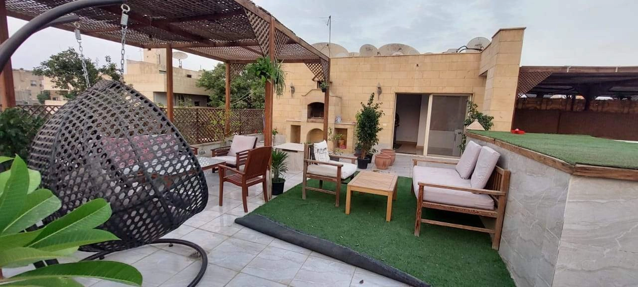 MODERN PENTHOUSE FOR RENT IN MAADI SARAYAT CAIRO EGYPT