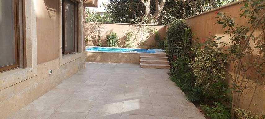 GROUND FLOOR WITH SWIMMING POOL FOR RENT IN MAADI SARAYAT CAIRO EGYPT