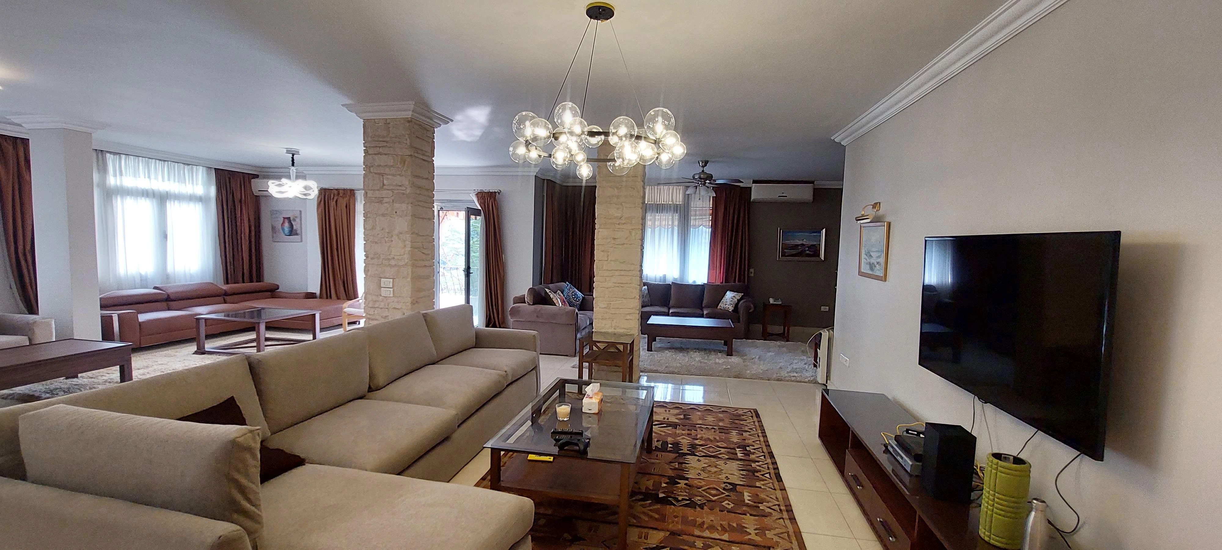 MODERN FURNISHED APARTMENT FOR RENT IN MAADI SARAYAT CAIRO EGYPT