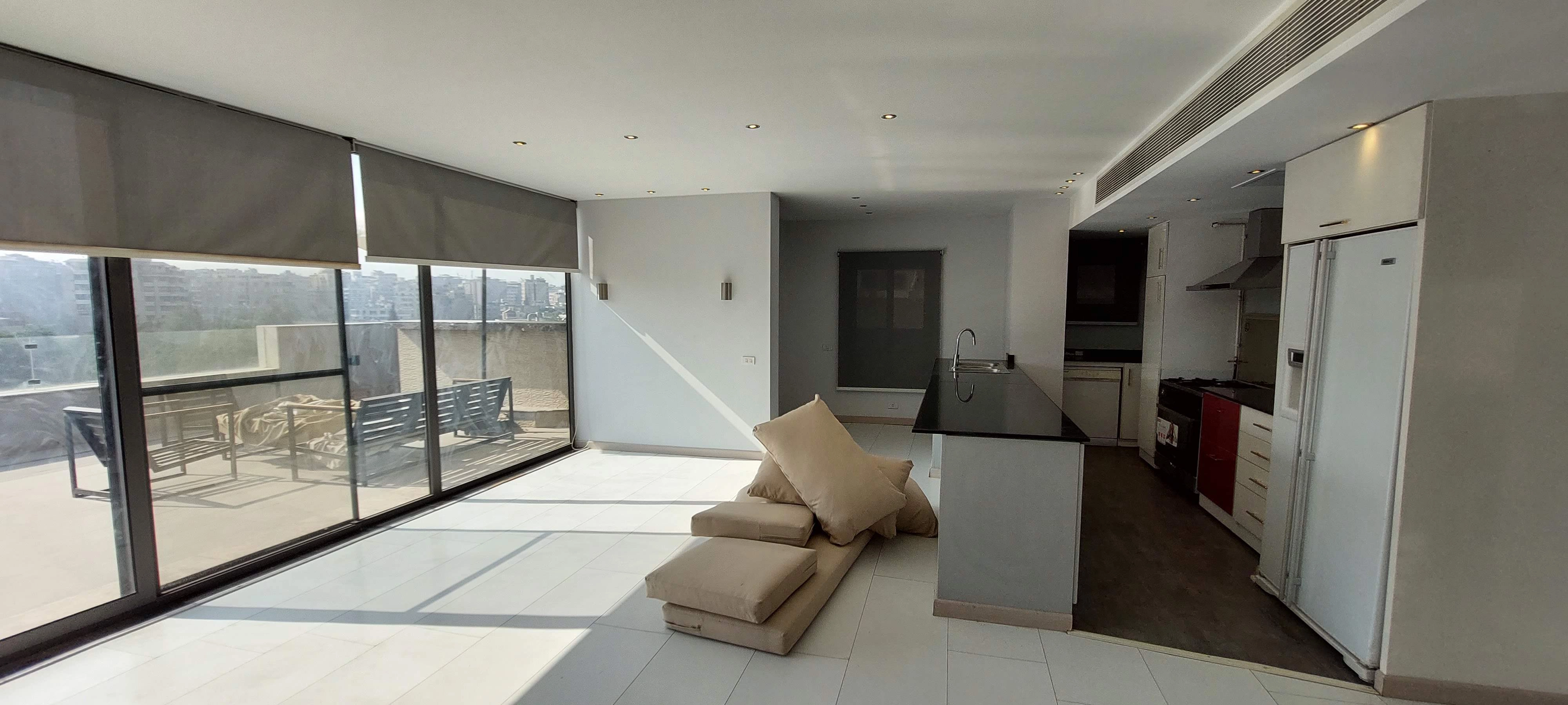 MODERN FURNISHED PENTHOUSE FOR RENT IN MAADI DEGLA CAIRO EGYPT