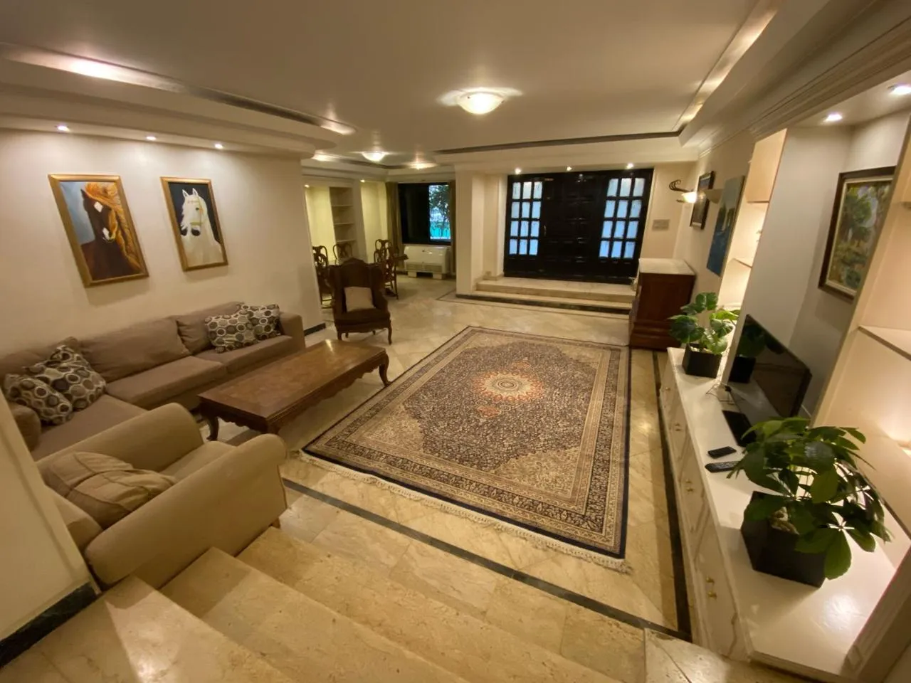 Furnished Ground Floor With Garden For Rent in Maadi Sarayat Cairo Egypt