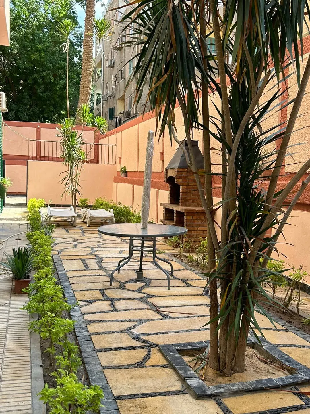 Furnished Ground Floor With Private Garden For Rent in Maadi Sarayat Cairo Egypt