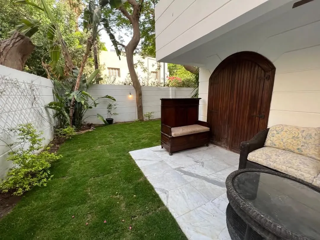 Ground Floor With Garden For Rent in Maadi Sarayat Cairo Egypt