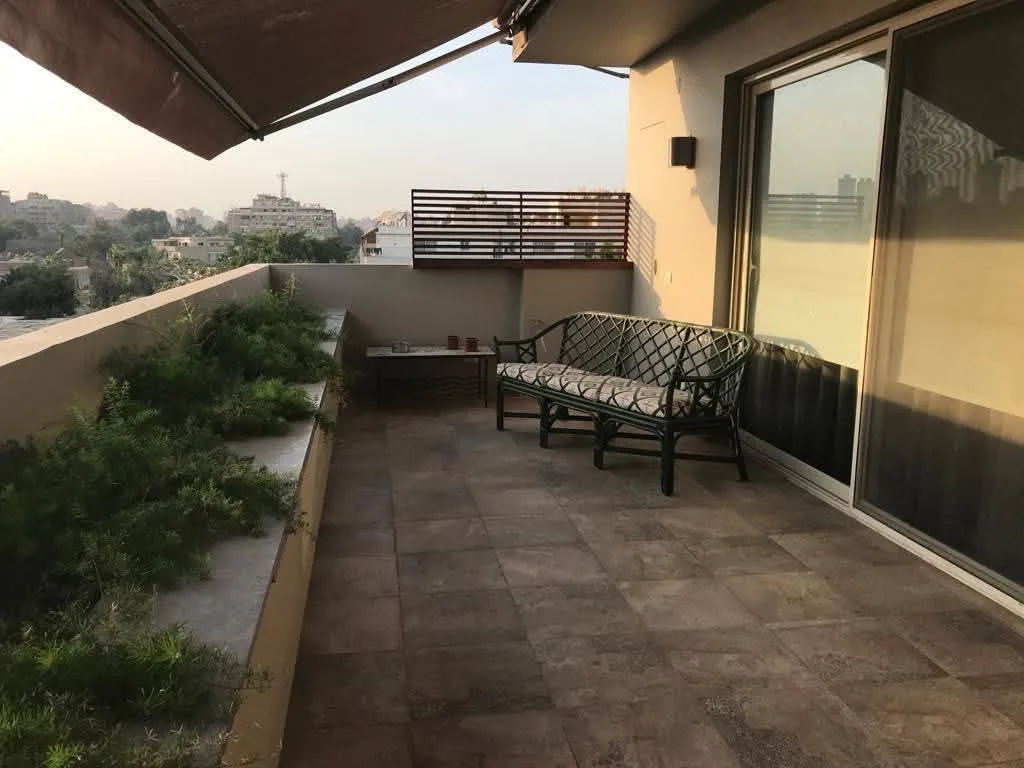 Furnished Apartment With Terrace For Rent in Sarayat Al Maadi Cairo Egypt