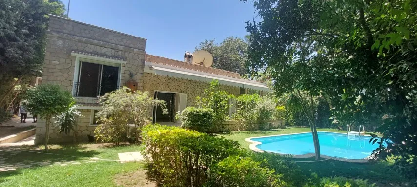 Villa With Swimming Pool For Rent In Maadi Sarayat Near Lycee Maadi Cairo Egypt