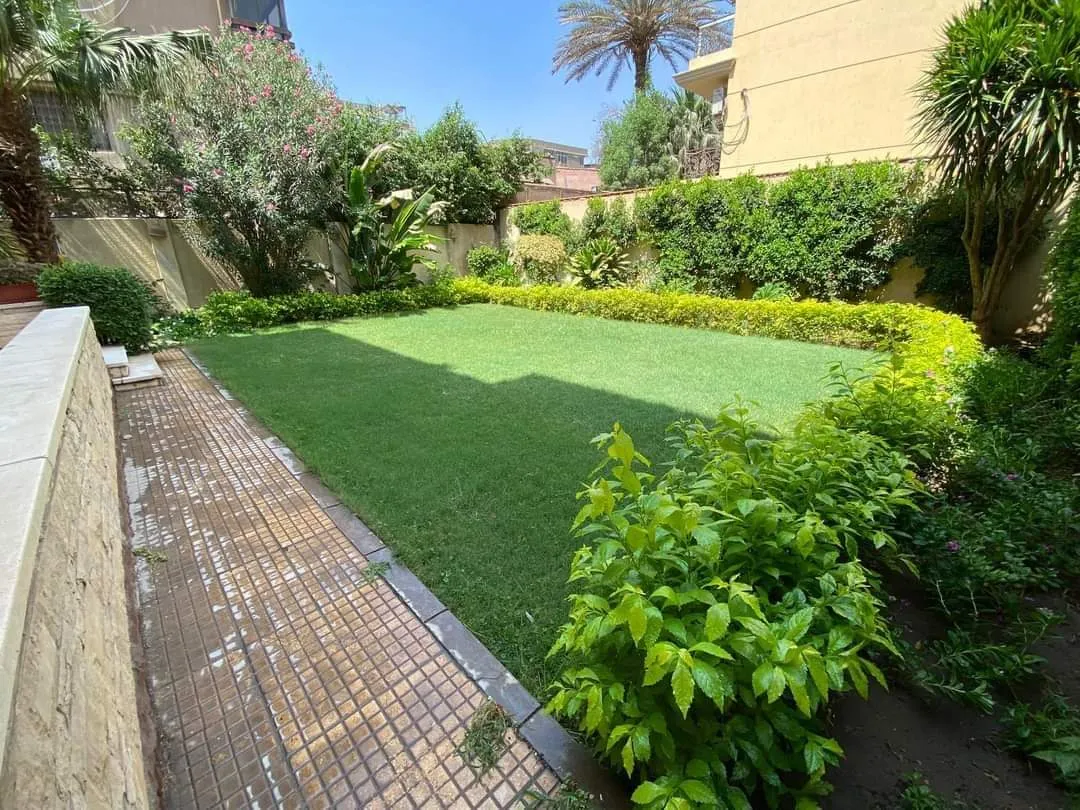 GROUND FLOOR APARTMENT WITH GARDEN FOR RENT IN DEGLA AL MAADI CAIRO EGYPT