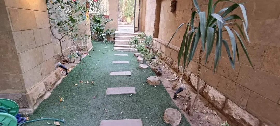 SUNNY GROUND FLOOR WITH GARDEN FOR RENT IN MAADI SARAYAT CAIRO EGYPT